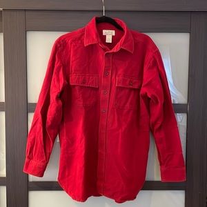 Vintage L.L. Bean red chamois button-down